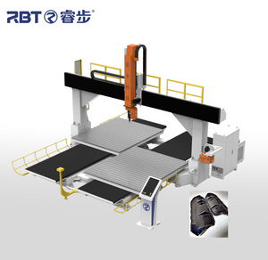 Frezeleme, Kesme ve Düzeltme için Rbt 5 Eksenli İkiz Masa CNC Router CE Onaylandı