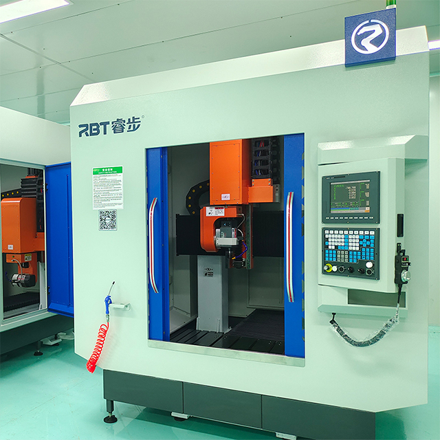 Tam muhafaza ile premium 5 eksenli CNC sabit ışınlı portal işleme merkezi