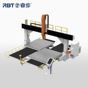 CE, PP/PE/PC/PET/PET/ABS Kalıp İşleme için Çift Çalışma Müdürü ile 5 Eksenli CNC Yönlendirici onaylı
