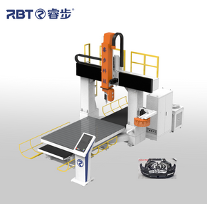 Kompozit Malzeme Cam Karbon Fiber CE Onaylı için Rbt 5 Eksenli CNC İşleme Merkezi 