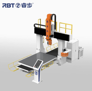 RBT Fabrika Delme Makinesi 5 Eksenli CNC Kesme Yönlendiricisi Malzeme Parçaları