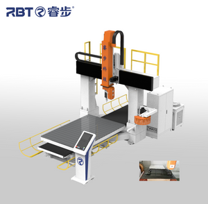 Termoform Plastik Vakumlu Şekillendirilmiş Parçalar için Rbt 5 Eksenli CNC Router CE onaylı 