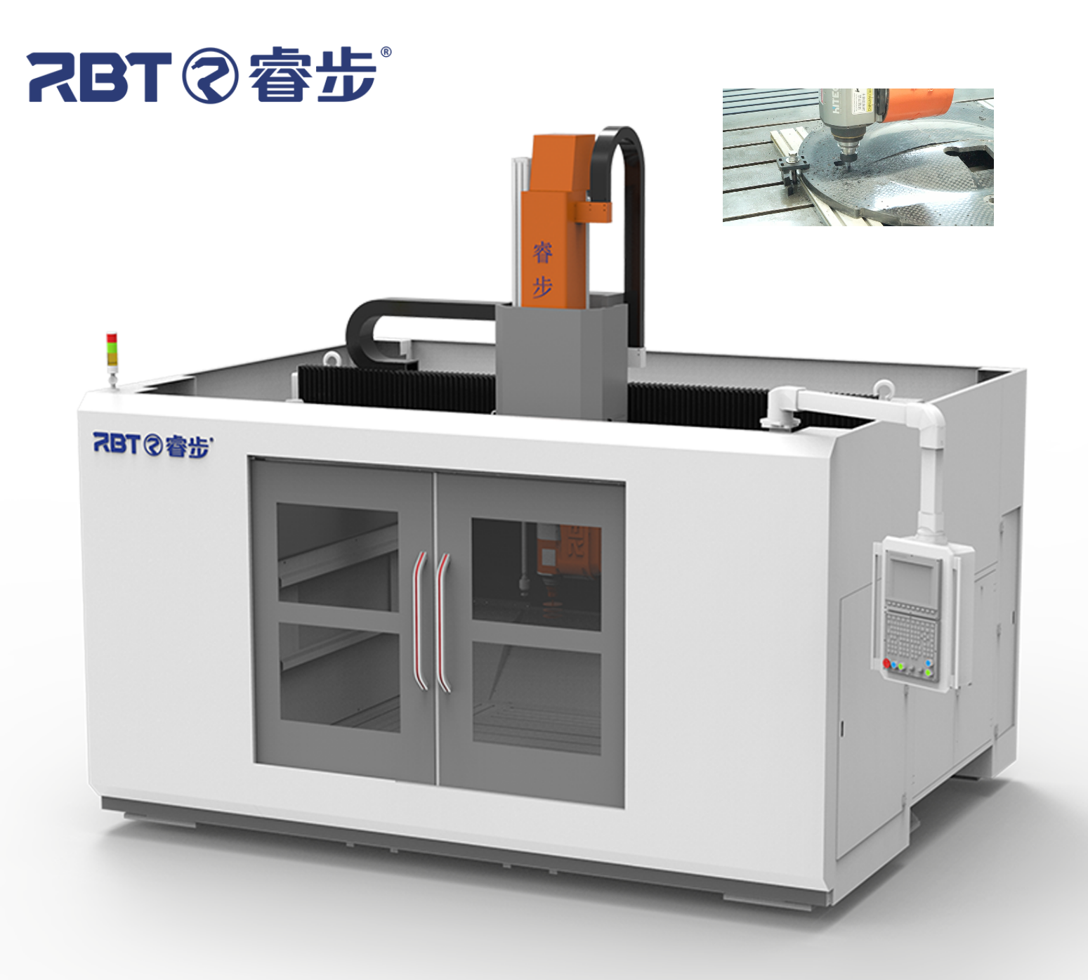 Kompozit Par&ccedil;alar i&ccedil;in 5 Eksen Cnc İşleme Merkezi 
