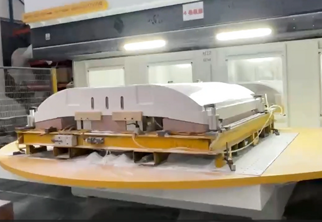 RBT Makine Kesme Şekli 6 Eksenli CNC Freze Yönlendiricisi Çift Çalışma Müdürlüğü 